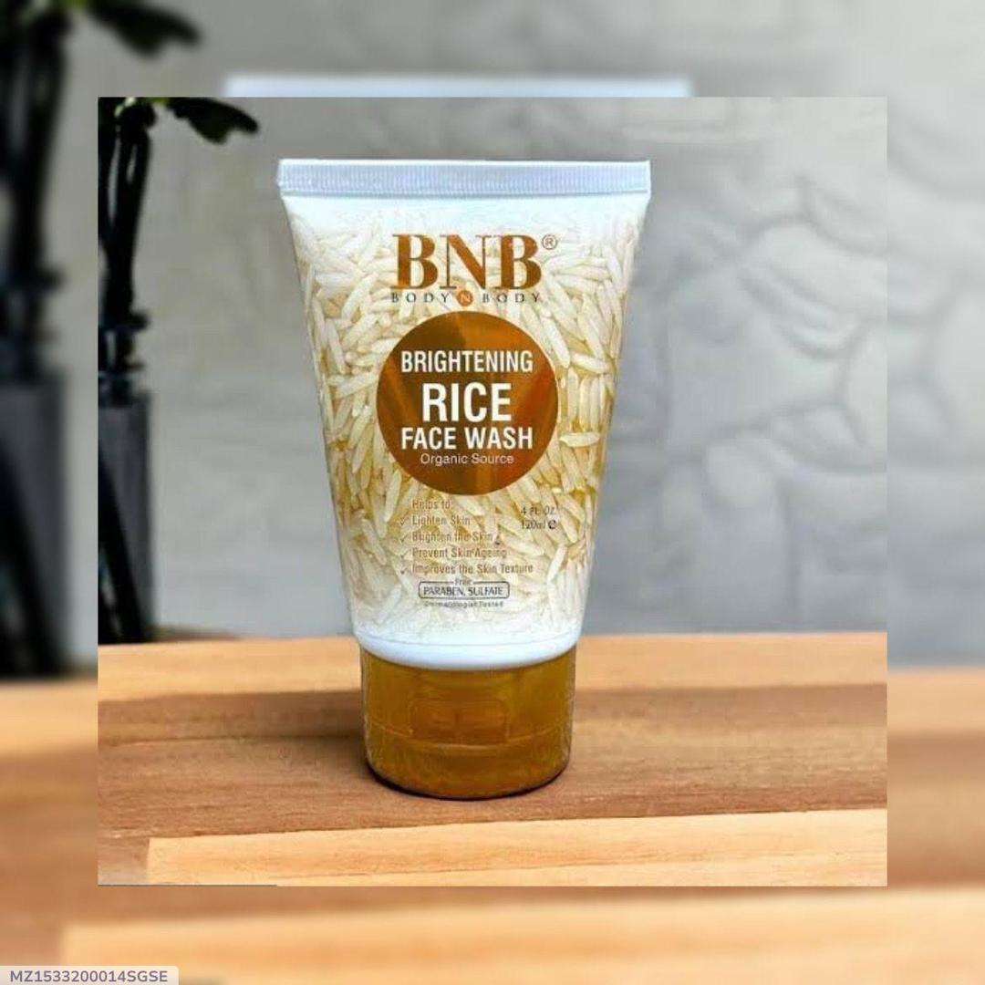 BNB Face WashRice Brightening Exfoliator Face Washwith Vegan Rice Milk