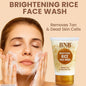BNB Face WashRice Brightening Exfoliator Face Washwith Vegan Rice Milk